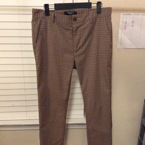 Men’s Forever 21 plaid pants slim fit size 32x32